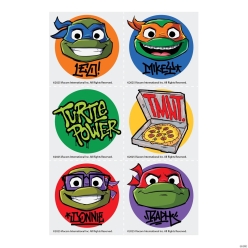Ninja Turtles Tattoos - 6 Pack